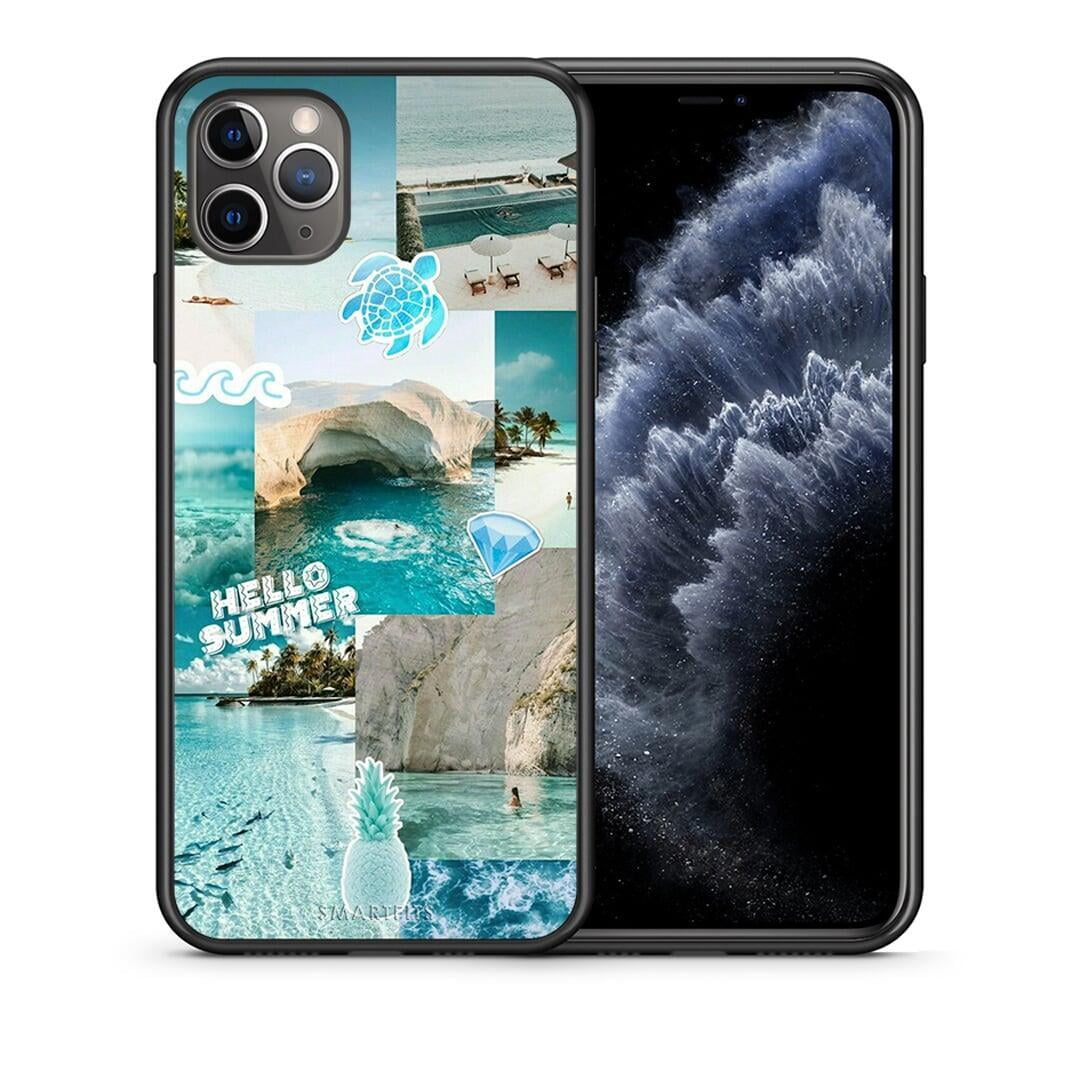 Θήκη iPhone 11 Pro Max Aesthetic Summer από τη Smartfits με σχέδιο στο πίσω μέρος και μαύρο περίβλημα | iPhone 11 Pro Max Aesthetic Summer case with colorful back and black bezels