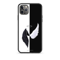 Thumbnail for iPhone 11 Pro Max Angels Demons θήκη από τη Smartfits με σχέδιο στο πίσω μέρος και μαύρο περίβλημα | Smartphone case with colorful back and black bezels by Smartfits