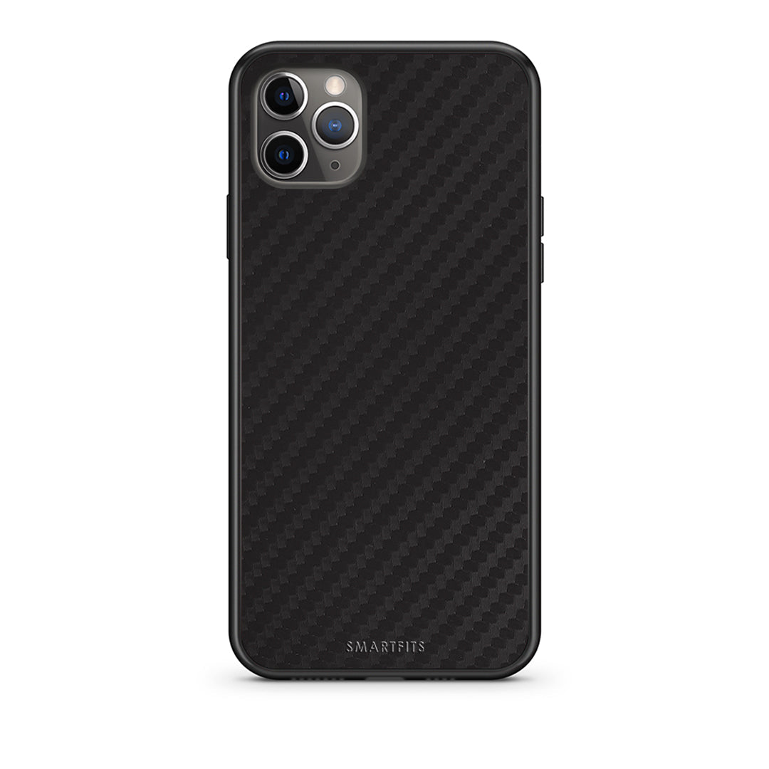 iPhone 11 Pro Max Carbon Black θήκη από τη Smartfits με σχέδιο στο πίσω μέρος και μαύρο περίβλημα | Smartphone case with colorful back and black bezels by Smartfits