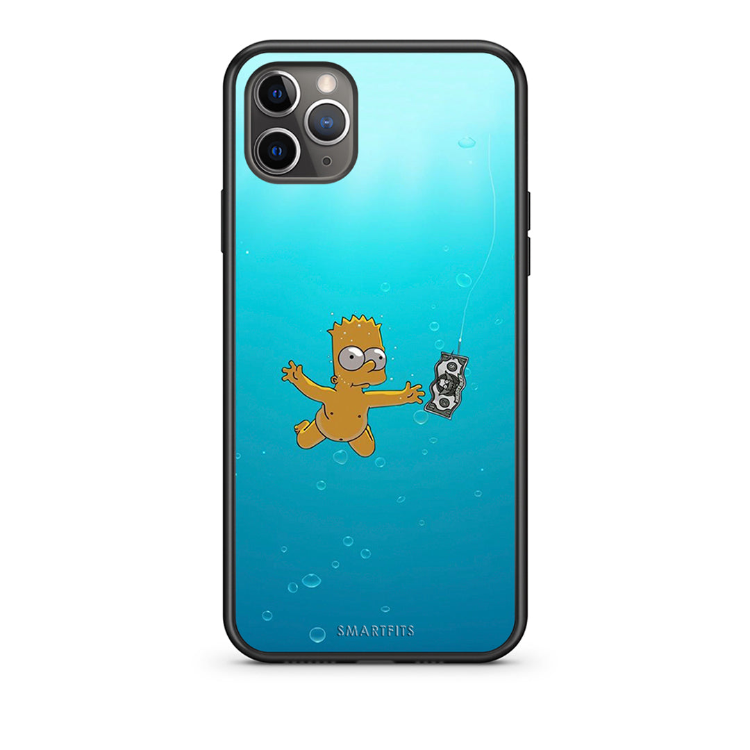 iPhone 11 Pro Max Chasing Money θήκη από τη Smartfits με σχέδιο στο πίσω μέρος και μαύρο περίβλημα | Smartphone case with colorful back and black bezels by Smartfits