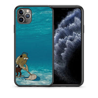 Thumbnail for Θήκη iPhone 11 Pro Clean The Ocean από τη Smartfits με σχέδιο στο πίσω μέρος και μαύρο περίβλημα | iPhone 11 Pro Clean The Ocean case with colorful back and black bezels