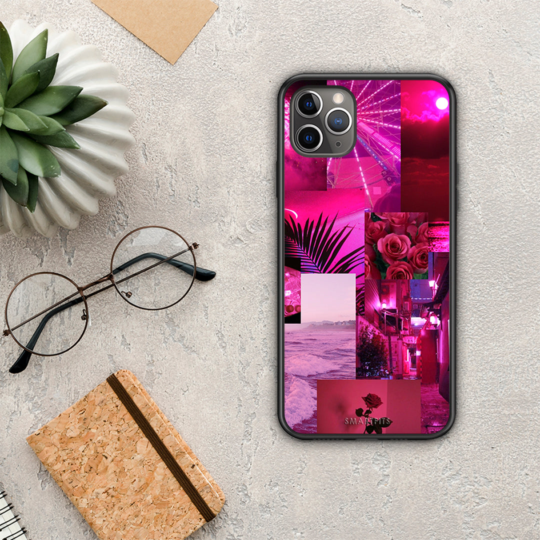 Collage Red Roses - iPhone 11 Pro case