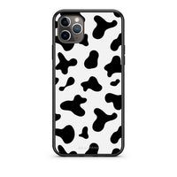 Thumbnail for iPhone 11 Pro Cow Print θήκη από τη Smartfits με σχέδιο στο πίσω μέρος και μαύρο περίβλημα | Smartphone case with colorful back and black bezels by Smartfits