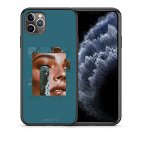 Thumbnail for Θήκη iPhone 11 Pro Cry An Ocean από τη Smartfits με σχέδιο στο πίσω μέρος και μαύρο περίβλημα | iPhone 11 Pro Cry An Ocean case with colorful back and black bezels