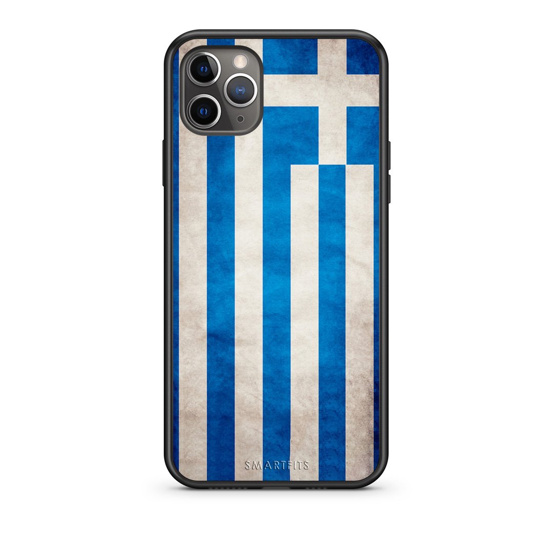4 - iPhone 11 Pro Max Greece Flag case, cover, bumper