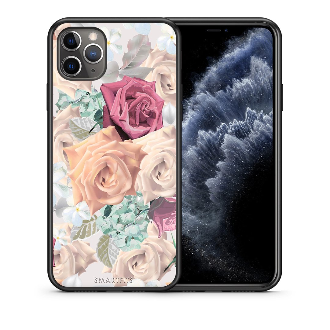 Θήκη iPhone 11 Pro Max Bouquet Floral από τη Smartfits με σχέδιο στο πίσω μέρος και μαύρο περίβλημα | iPhone 11 Pro Max Bouquet Floral case with colorful back and black bezels