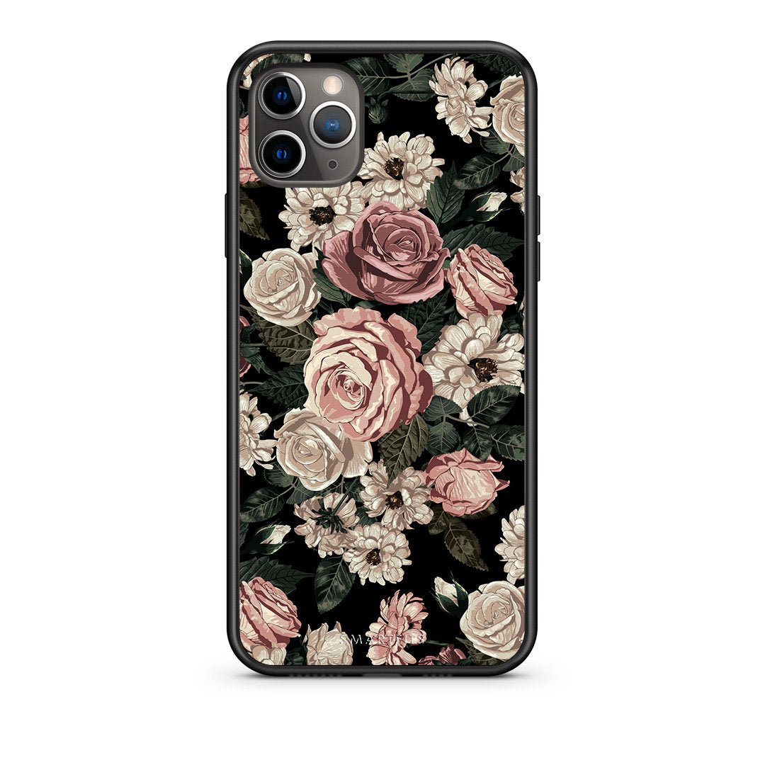 4 - iPhone 11 Pro Max Wild Roses Flower case, cover, bumper