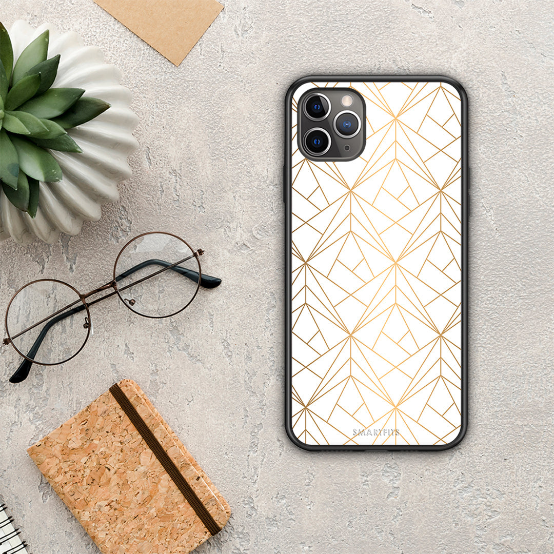 Geometric Luxury White - iPhone 11 Pro case