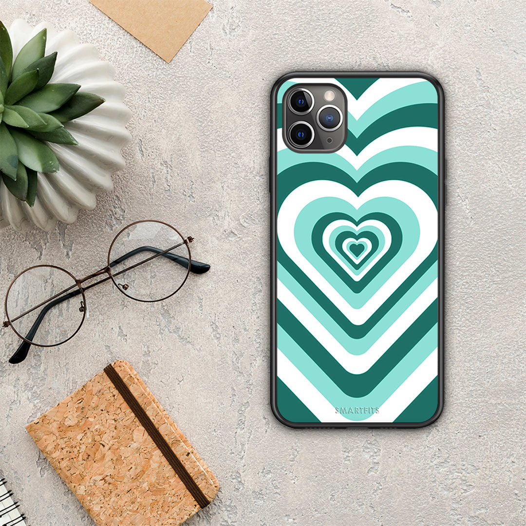 Green Hearts - iPhone 11 Pro Max case