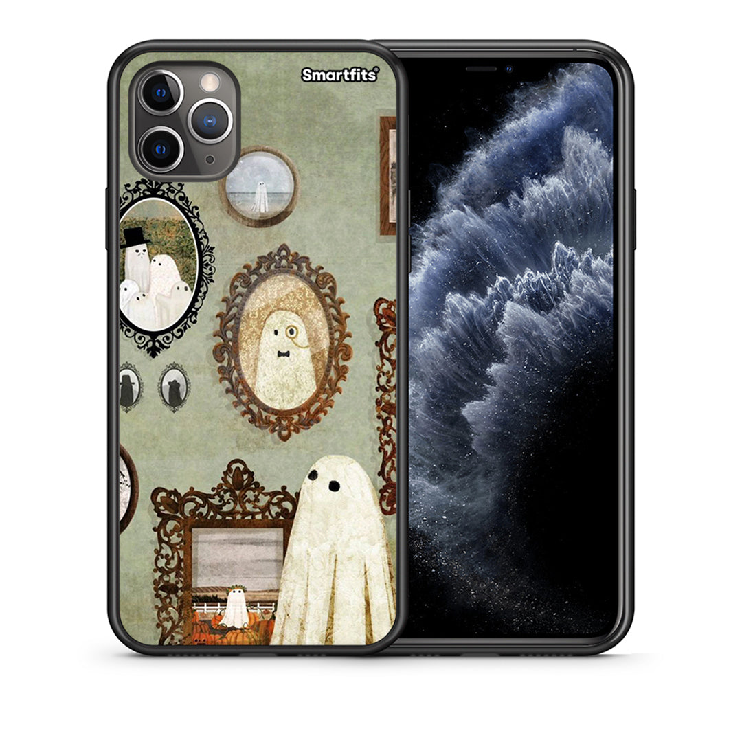 Θήκη iPhone 11 Pro Halloween Ghost Season από τη Smartfits με σχέδιο στο πίσω μέρος και μαύρο περίβλημα | iPhone 11 Pro Halloween Ghost Season case with colorful back and black bezels