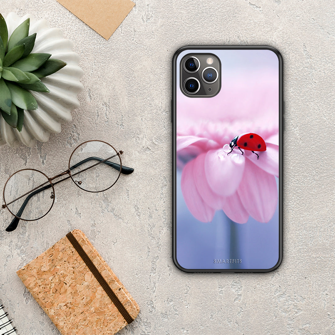 Ladybug Flower - iPhone 11 Pro case