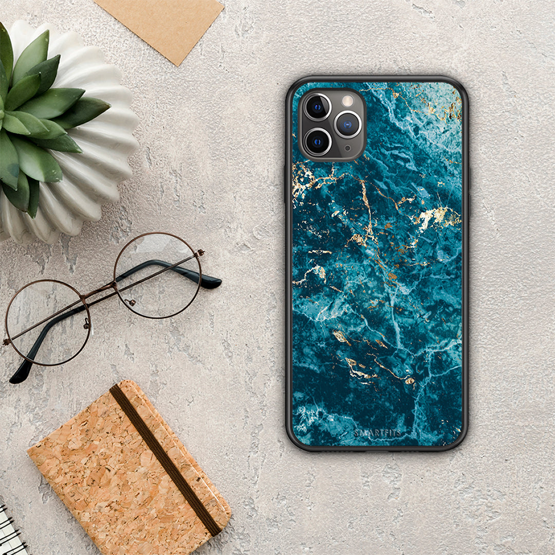 Marble Blue - iPhone 11 Pro case