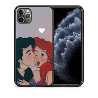 Thumbnail for Θήκη Αγίου Βαλεντίνου iPhone 11 Pro Mermaid Love από τη Smartfits με σχέδιο στο πίσω μέρος και μαύρο περίβλημα | iPhone 11 Pro Mermaid Love case with colorful back and black bezels