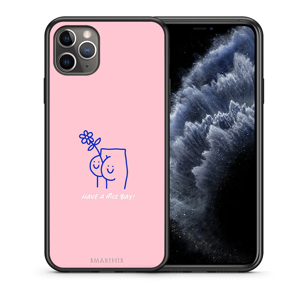 Θήκη iPhone 11 Pro Nice Day από τη Smartfits με σχέδιο στο πίσω μέρος και μαύρο περίβλημα | iPhone 11 Pro Nice Day case with colorful back and black bezels