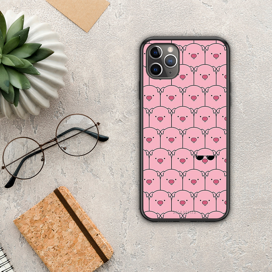 Pig Glasses - iPhone 11 Pro case