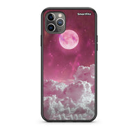 Thumbnail for iPhone 11 Pro Pink Moon Θήκη από τη Smartfits με σχέδιο στο πίσω μέρος και μαύρο περίβλημα | Smartphone case with colorful back and black bezels by Smartfits