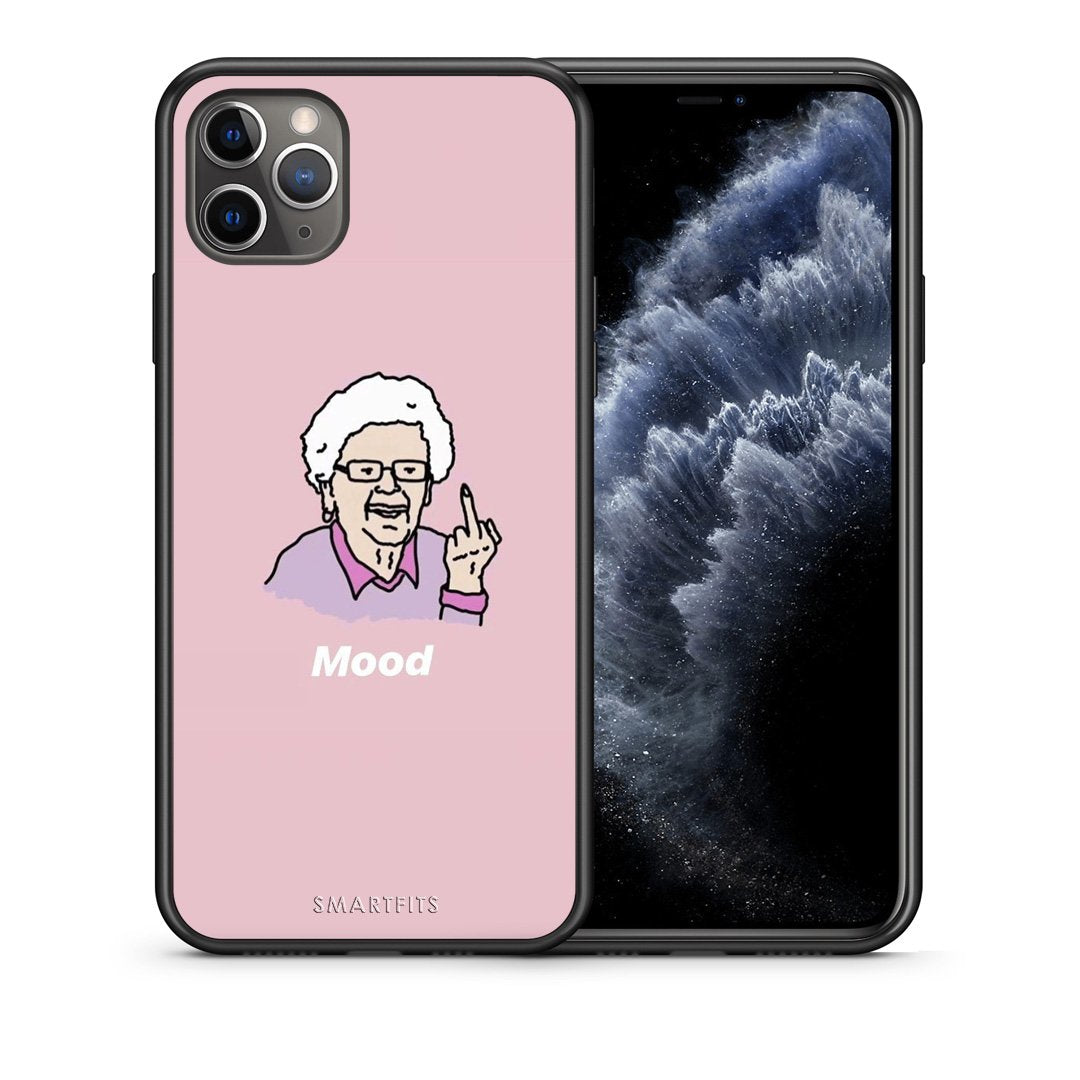 Θήκη iPhone 11 Pro Mood PopArt από τη Smartfits με σχέδιο στο πίσω μέρος και μαύρο περίβλημα | iPhone 11 Pro Mood PopArt case with colorful back and black bezels