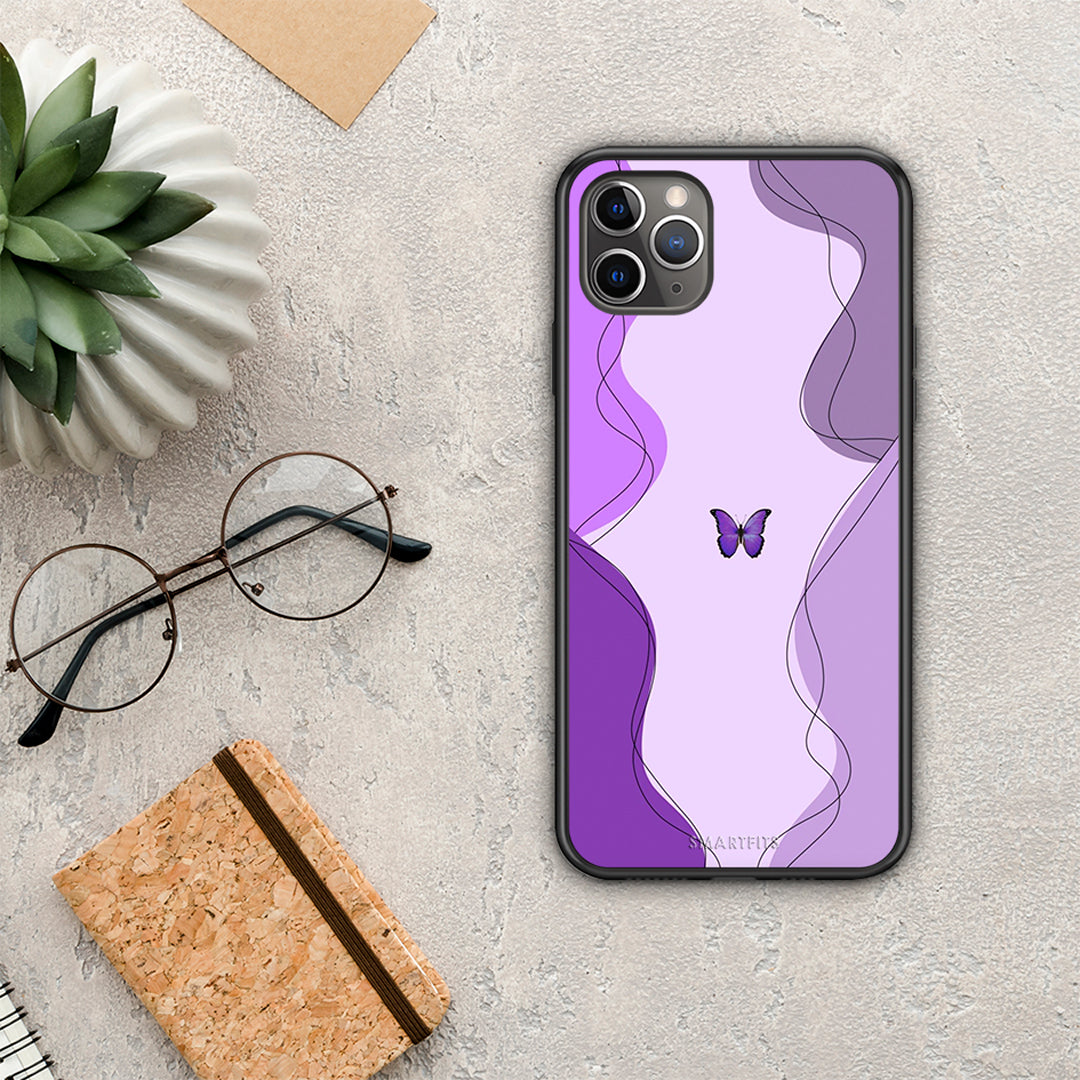 Purple Mariposa - iPhone 11 Pro Max case