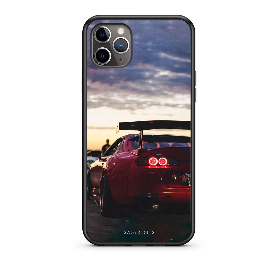 iPhone 11 Pro Racing Supra θήκη από τη Smartfits με σχέδιο στο πίσω μέρος και μαύρο περίβλημα | Smartphone case with colorful back and black bezels by Smartfits