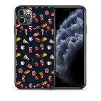 Thumbnail for Θήκη iPhone 11 Pro Hungry Random από τη Smartfits με σχέδιο στο πίσω μέρος και μαύρο περίβλημα | iPhone 11 Pro Hungry Random case with colorful back and black bezels
