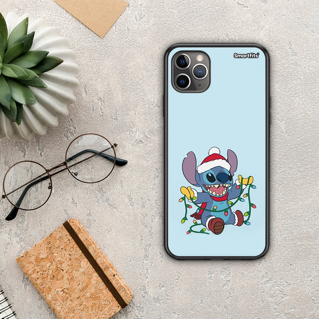 Santa Stich - iPhone 11 Pro case