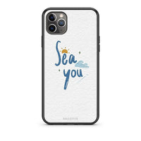 Thumbnail for iPhone 11 Pro Max Sea You Θήκη από τη Smartfits με σχέδιο στο πίσω μέρος και μαύρο περίβλημα | Smartphone case with colorful back and black bezels by Smartfits
