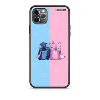 Thumbnail for iPhone 11 Pro Stitch And Angel Θήκη από τη Smartfits με σχέδιο στο πίσω μέρος και μαύρο περίβλημα | Smartphone case with colorful back and black bezels by Smartfits