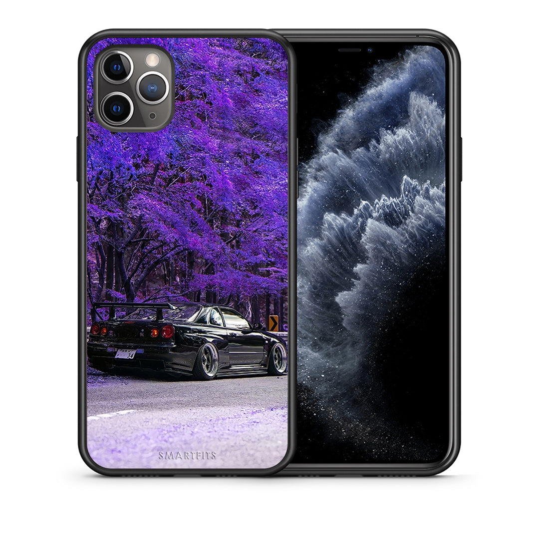 Θήκη Αγίου Βαλεντίνου iPhone 11 Pro Super Car από τη Smartfits με σχέδιο στο πίσω μέρος και μαύρο περίβλημα | iPhone 11 Pro Super Car case with colorful back and black bezels