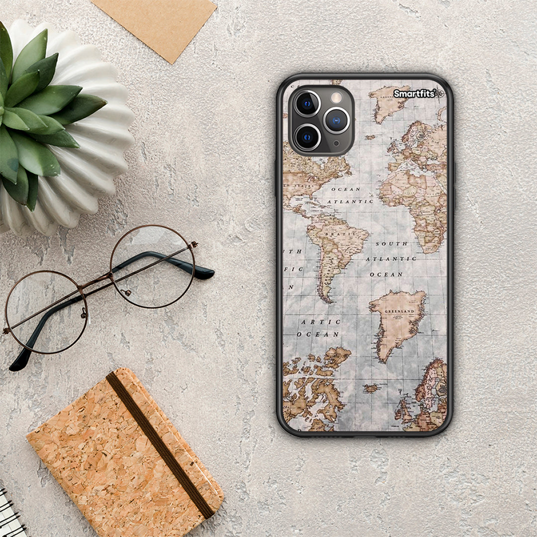 World Map - iPhone 11 Pro case