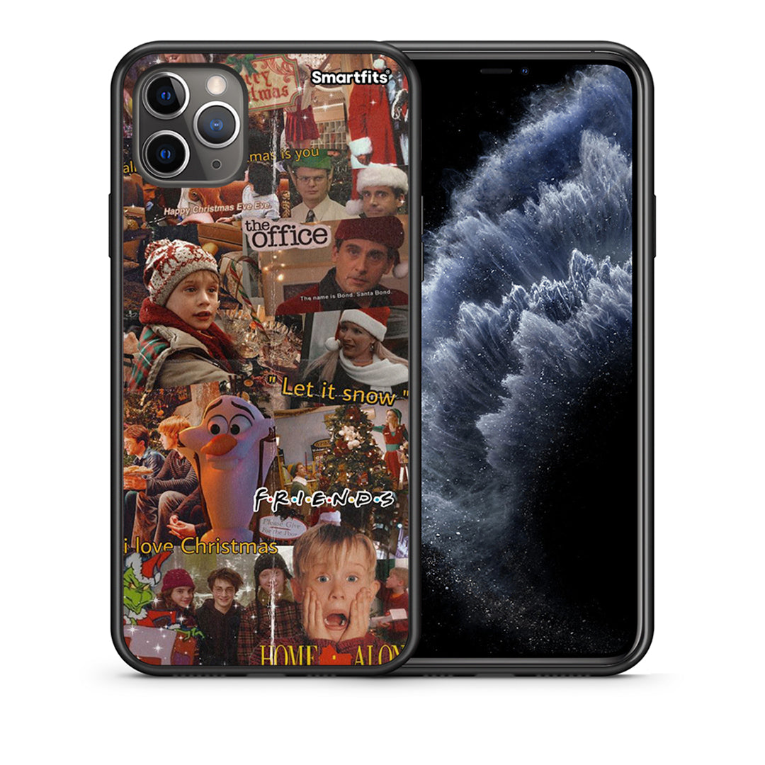 Θήκη iPhone 11 Pro Xmas Wishes από τη Smartfits με σχέδιο στο πίσω μέρος και μαύρο περίβλημα | iPhone 11 Pro Xmas Wishes case with colorful back and black bezels