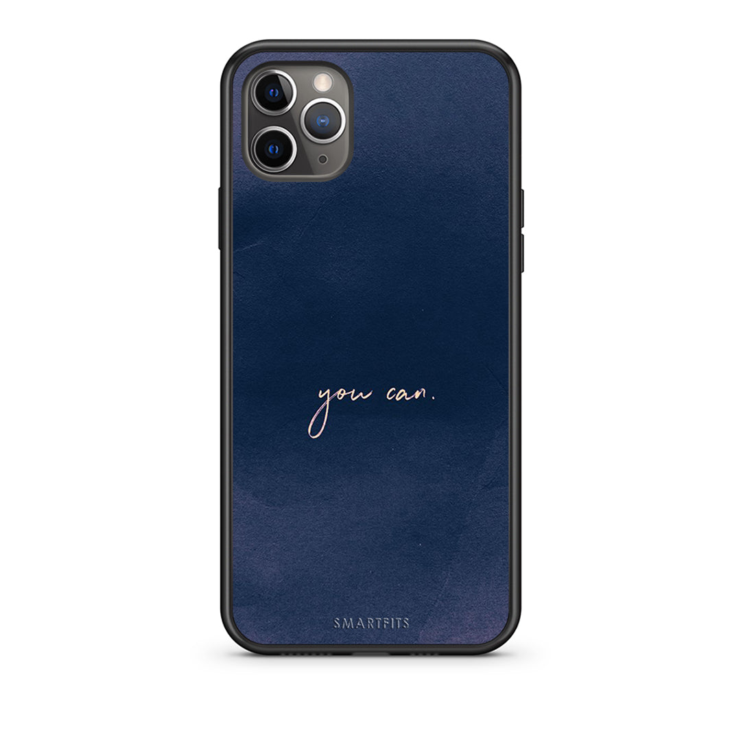 iPhone 11 Pro Max You Can θήκη από τη Smartfits με σχέδιο στο πίσω μέρος και μαύρο περίβλημα | Smartphone case with colorful back and black bezels by Smartfits