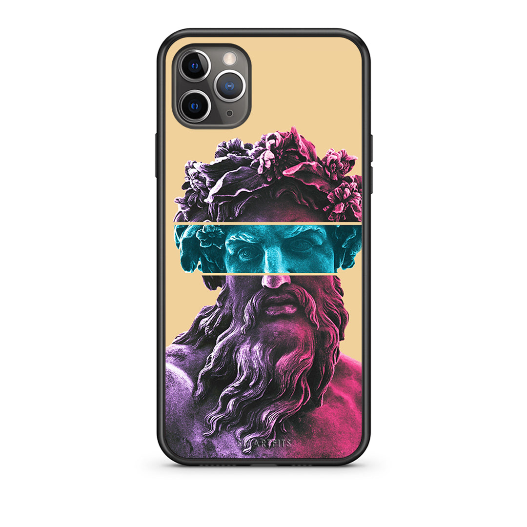 iPhone 11 Pro Zeus Art Θήκη Αγίου Βαλεντίνου από τη Smartfits με σχέδιο στο πίσω μέρος και μαύρο περίβλημα | Smartphone case with colorful back and black bezels by Smartfits