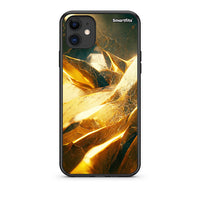 Thumbnail for iPhone 11 Real Gold Θήκη από τη Smartfits με σχέδιο στο πίσω μέρος και μαύρο περίβλημα | Smartphone case with colorful back and black bezels by Smartfits