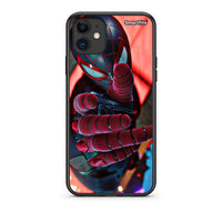 Thumbnail for iPhone 11 Spider Hand Θήκη από τη Smartfits με σχέδιο στο πίσω μέρος και μαύρο περίβλημα | Smartphone case with colorful back and black bezels by Smartfits