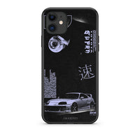 Thumbnail for iPhone 11 Tokyo Drift Θήκη Αγίου Βαλεντίνου από τη Smartfits με σχέδιο στο πίσω μέρος και μαύρο περίβλημα | Smartphone case with colorful back and black bezels by Smartfits