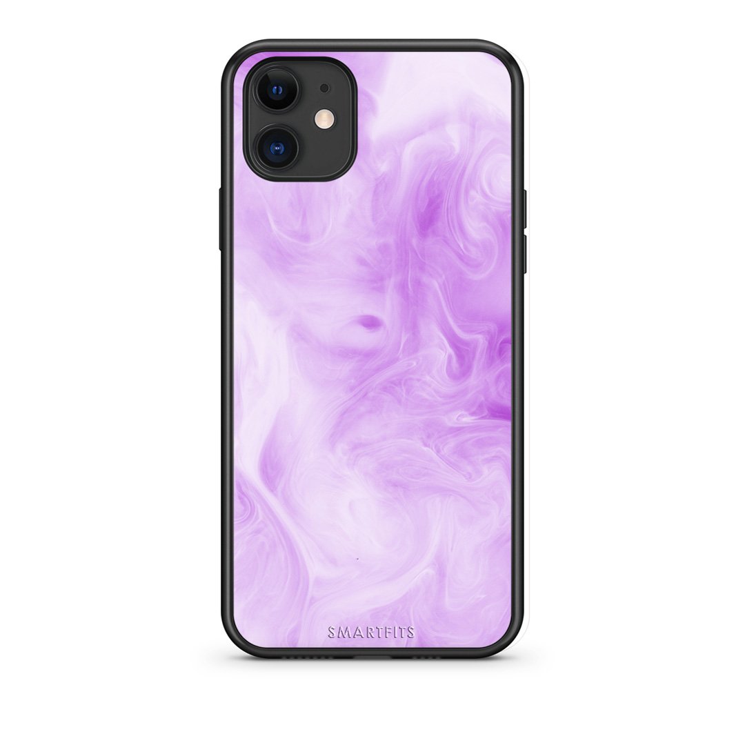 99 - iPhone 11  Watercolor Lavender case, cover, bumper
