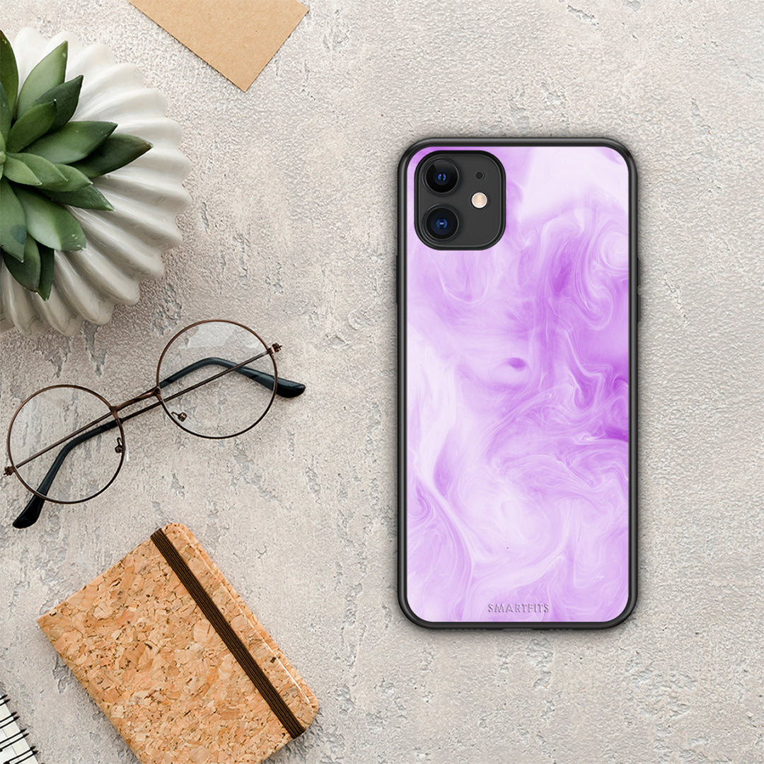 Watercolor Lavender - iPhone 11 case