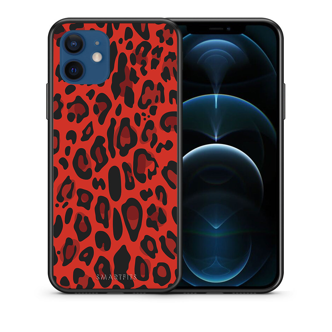 Animal Red Leopard - iPhone 12 case