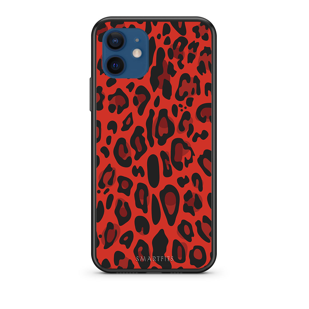 Animal Red Leopard - iPhone 12 case