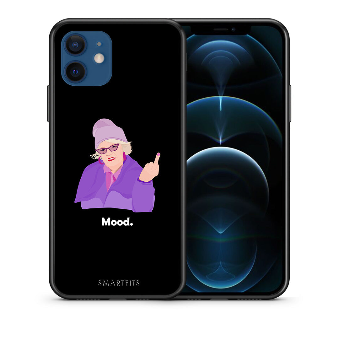 Grandma Mood Black - iPhone 12 case