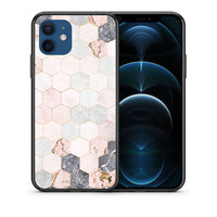 Thumbnail for Marble Hexagon Pink - iPhone 12 case