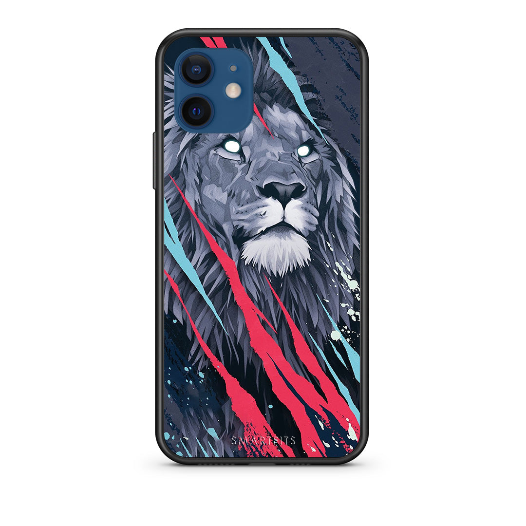 Popart Lion Designer - iPhone 12 Pro case