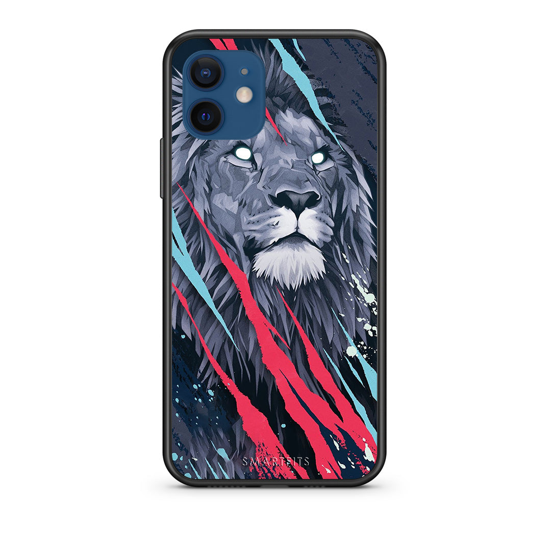 PopArt Lion Designer - iPhone 12 case