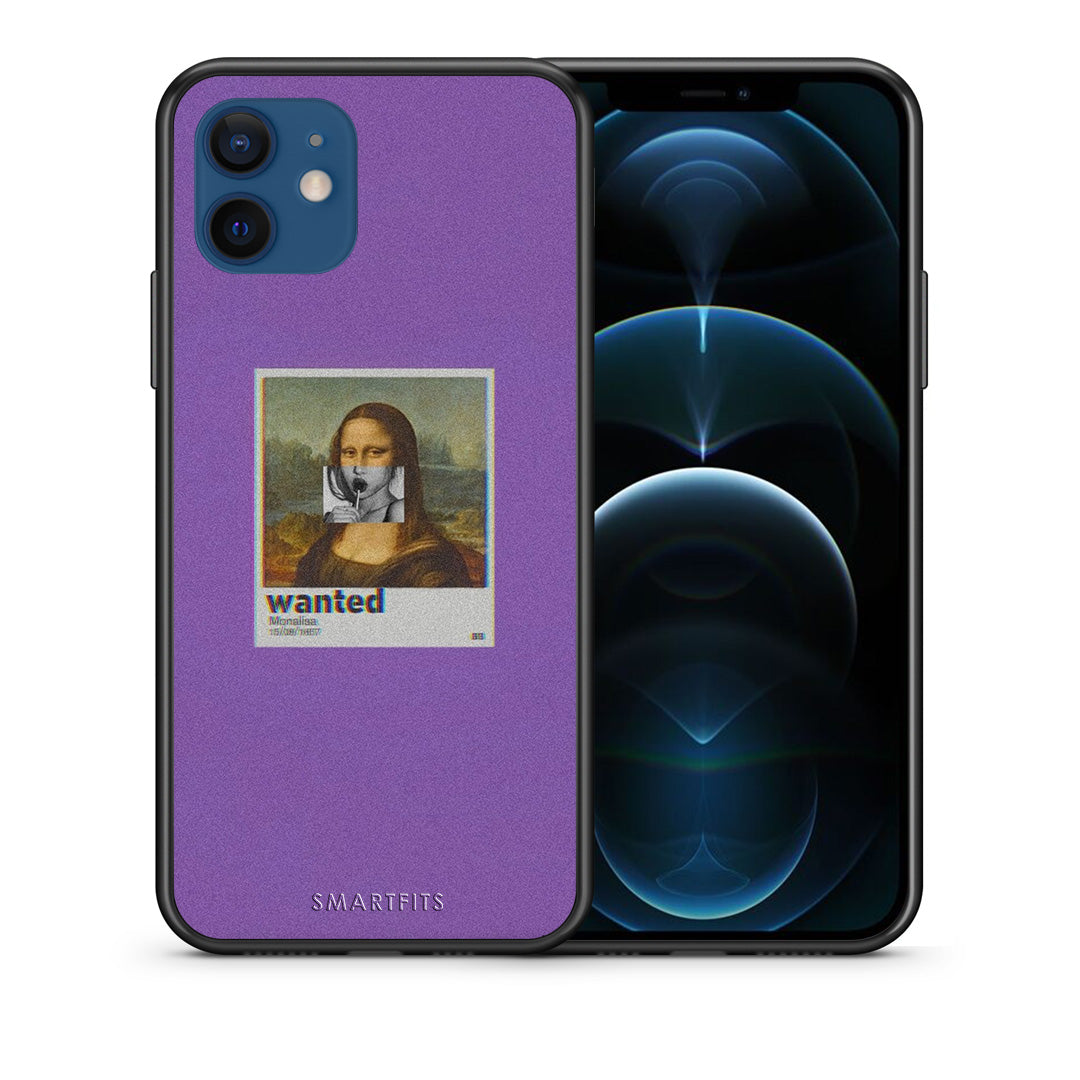 Popart Monalisa - iPhone 12 Pro case