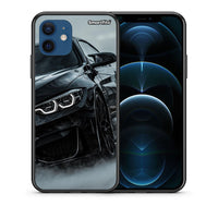 Thumbnail for Θήκη iPhone 12 Black BMW από τη Smartfits με σχέδιο στο πίσω μέρος και μαύρο περίβλημα | iPhone 12 Black BMW case with colorful back and black bezels