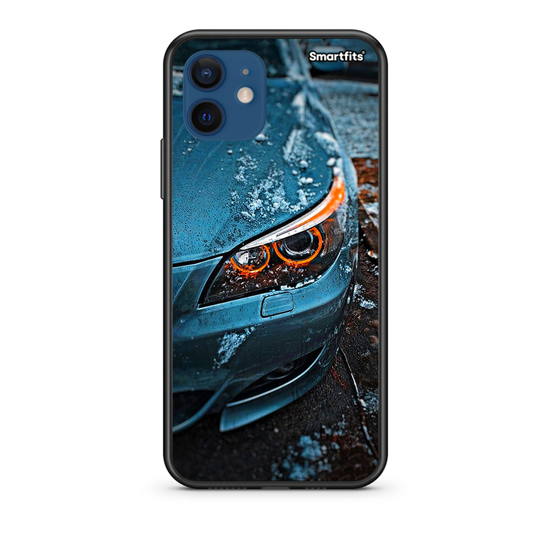Θήκη iPhone 12 Bmw E60 από τη Smartfits με σχέδιο στο πίσω μέρος και μαύρο περίβλημα | iPhone 12 Bmw E60 case with colorful back and black bezels