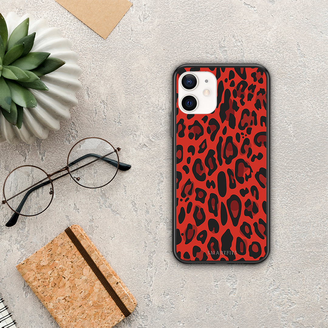 Animal Red Leopard - iPhone 12 Mini case