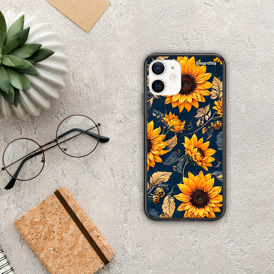 Autumn Sunflowers - iPhone 12 Mini θήκη