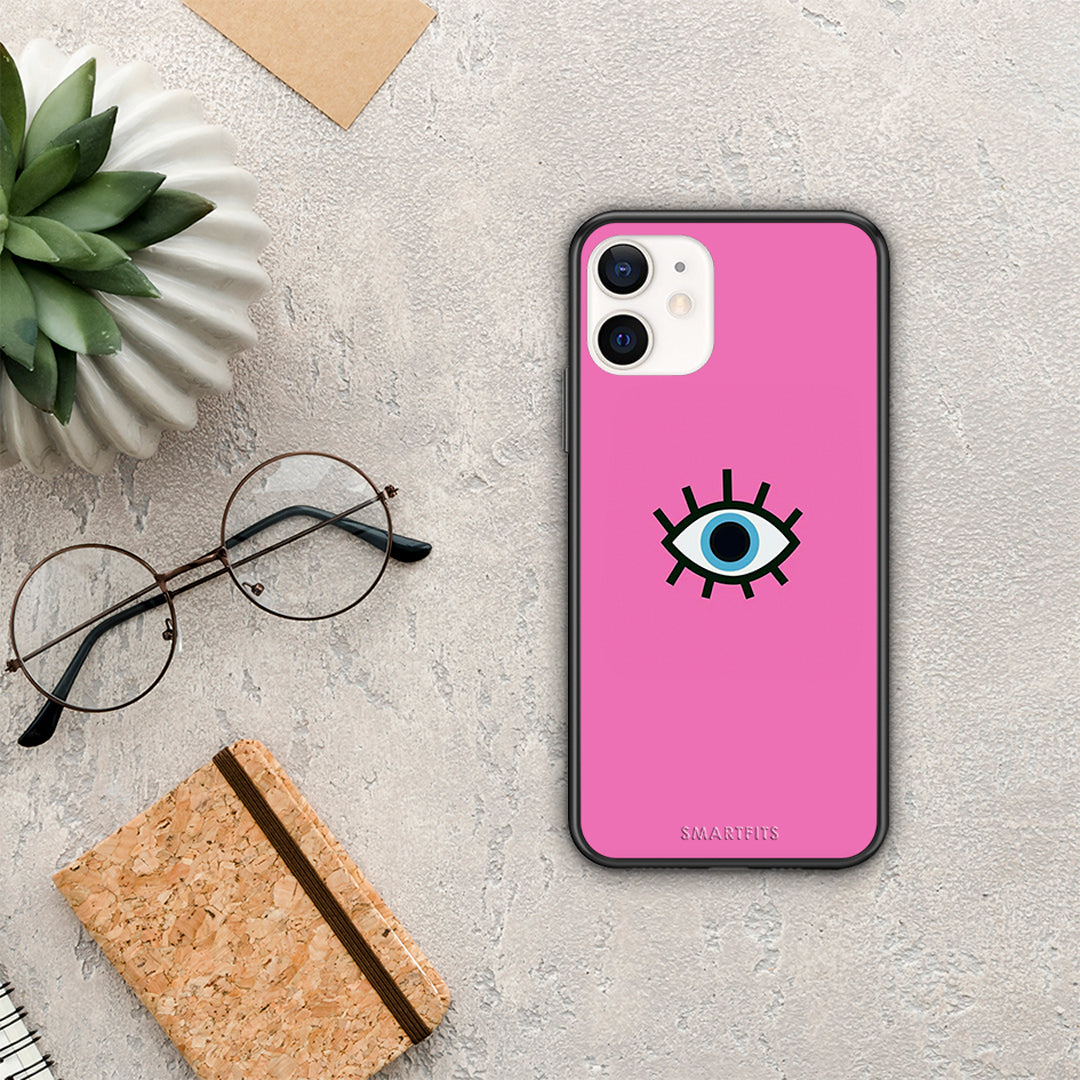 Blue Eye Pink - iPhone 12 Mini case