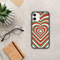 Thumbnail for Christmas Hearts - iPhone 12 mini case